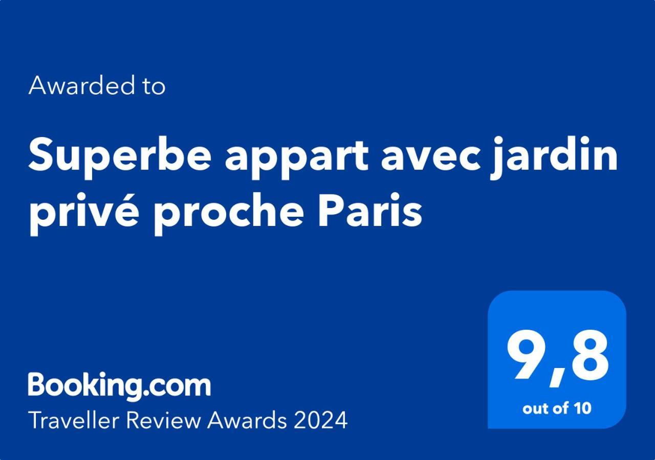 Superbe Appart Avec Jardin Prive Proche Paris Apartment Nogent-sur-Marne Exterior photo